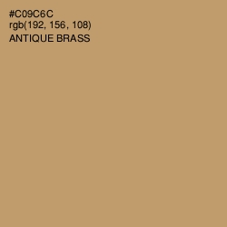 #C09C6C - Antique Brass Color Image